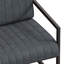 Fauteuil en polyuréthane avec dossier en métal et coussin de siège rembourré très épais-237957221