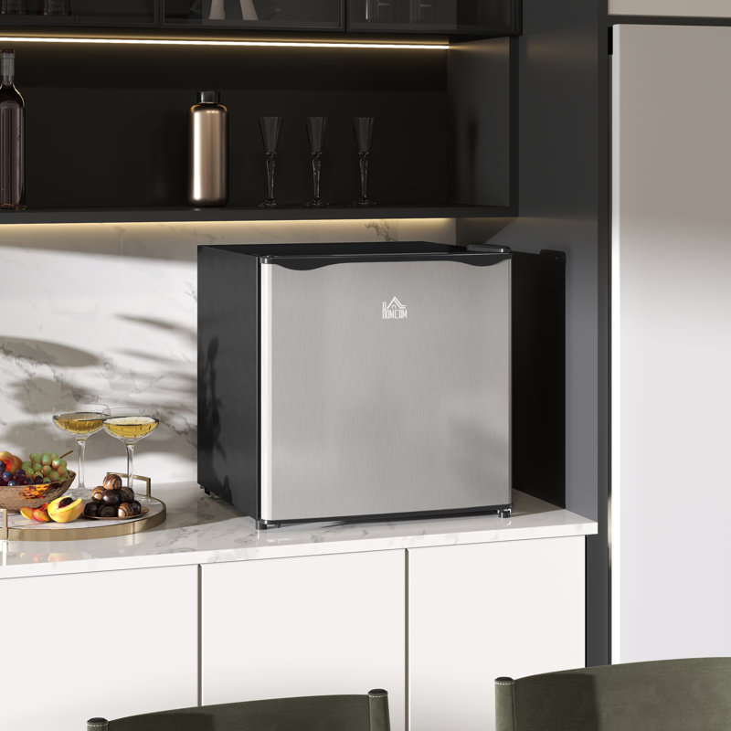 Brayden Studio 46m³ L Countertop Mini Fridge, Silver