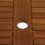 Oval Wooden Folding Outdoor Dining Table