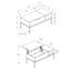 Table basse, L 42 po, rectangulaire, cocktail, plateau relevable, taupe foncé, métal noir, contemporain, moderne-62901647