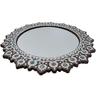 Syrian Solid Wood Sunburst Mirror