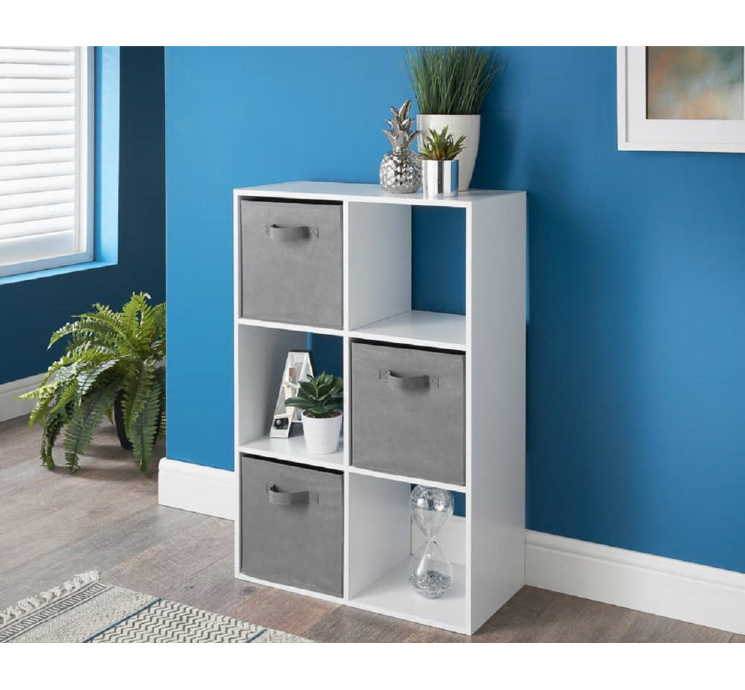 Demario 89cm H x 60cm W Cube Bookcase