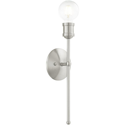 5 Wall Sconce with Steel Base - Modern Lighting Fixture.
