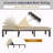Dizzie Outdoor Steel Single chaise with Cushions-1407708267