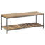 Banc d'appoint avec tablette à lattes Foundry