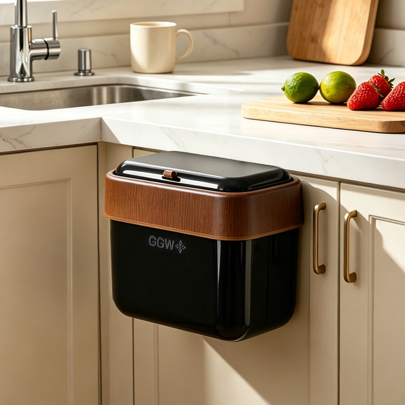 PP Waste Bin, 9.51, Black