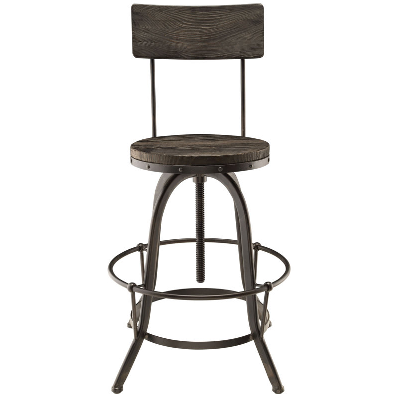 Tabouret de bar en carbone et métal Richard