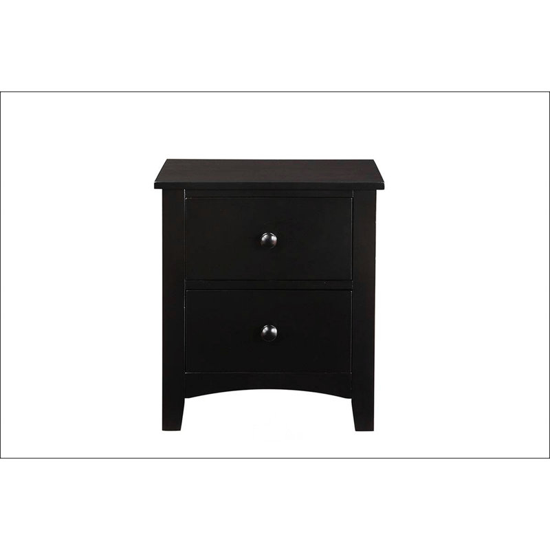 Alce 22'' W Nightstand, Black