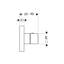 AXOR ShowerSolutions Thermostatic Trim 5" x 5"-11081133