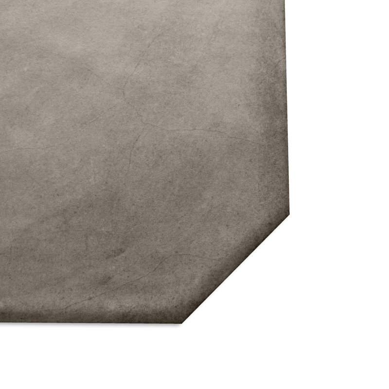 Laverton Octagon Grafito W/Taco 7-7/8 In. X 7-7/8 In. Porcelain Floor And Wall Tile, Gray/Black