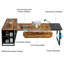 Bureau de direction 70,87 po et classeur-860154771