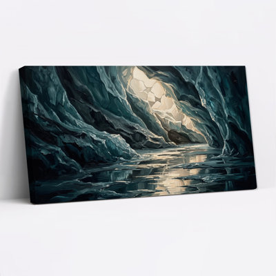 «Blue Ice Cave», art mural sur toile