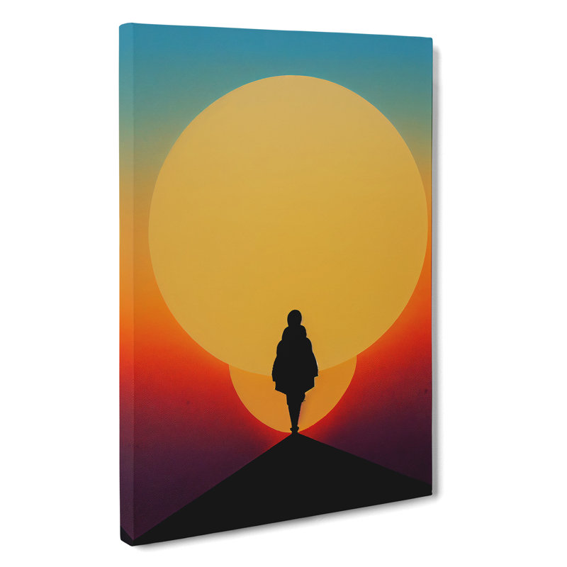 Royal Sunset - Wrapped Canvas, 76cm H x 50cm W x 3cm D