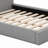 Queen Size Upholstered Platform Bed With Solid Frame-2105838051