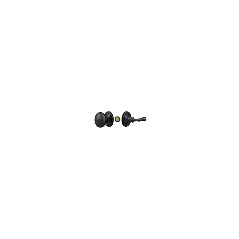 Deltana SDL980U19 Storm Door Latch, Round, Tubular Lock in Paint Black, Paint Black