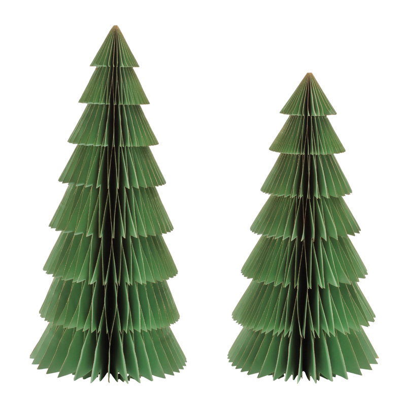 Arbre décoratif en couches (ensemble de 2)