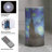 Lavish Home Flameless Candles - 2-Pack Van Gogh Starry Night Battery Operated Candles with Remote and Flickering Light - Candles for Home Décor
