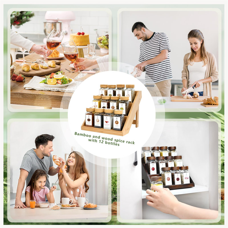 Spice Jar & Rack Set