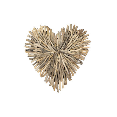 Driftwood Heart Shaped Wall Decor