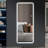Wall Mounted Frameless Round Corner Dressing Mirror with Lights