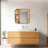 Wood Framed Medicine Cabinet with Mirror, 32x24 Inch Bathroom Storage Cabinet with Adjustable Shelves, Wall Mounted for Bathroom, Living Room, Entryway