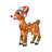 24-Inch 3D Pre-Lit Rudolph with C9 Light Strand - 80 Lights