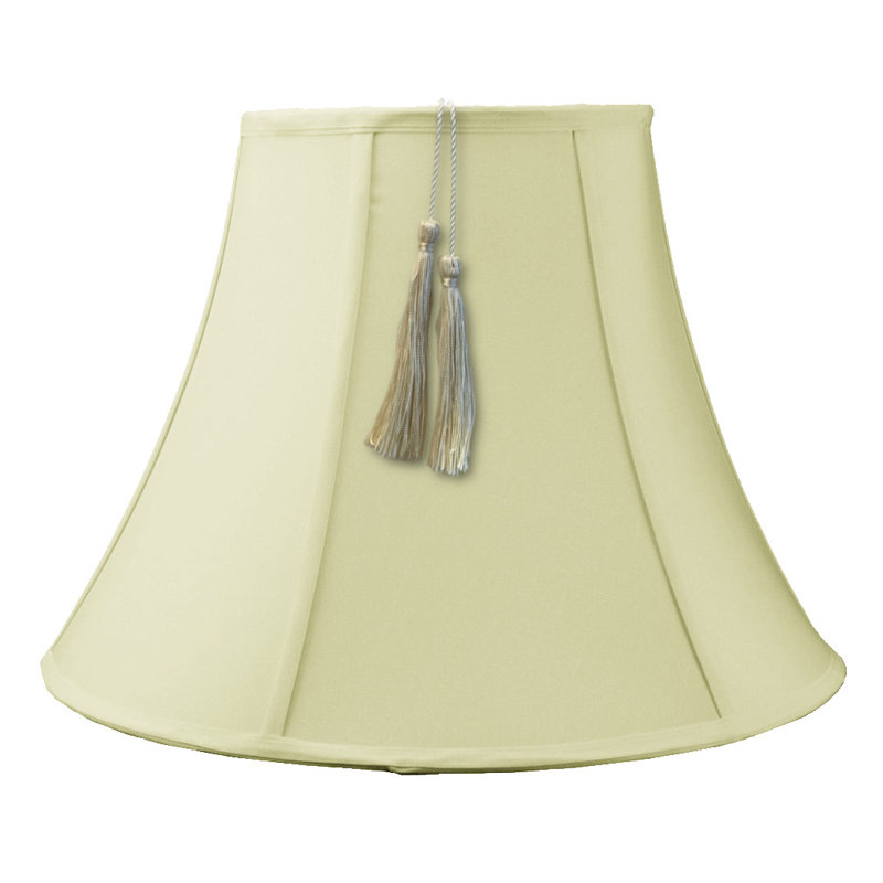 Abat-jour cloche en soie H 15 po x l 20 po en forme de cloche (araignée) avec coquille d’œuf
