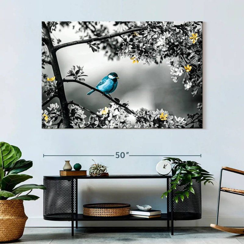 Brampt Blue Tit Pop, 34" H x 51" W
