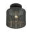 Arsdale 1 Light Black Small Semi-flush-121436234-121436233