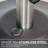 US Weight 50 lbs. Fillable Capacity Round Outdoor Patio Umbrella Base in Black-100476255