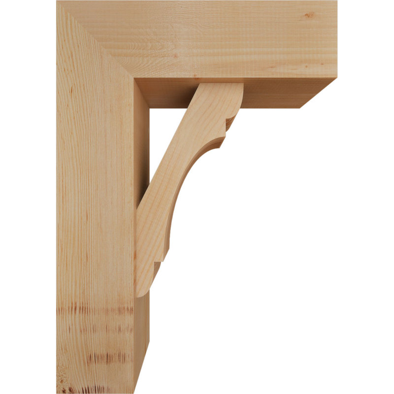 Support de bloc olympique avec entretoise décalée, 28 x 20, Sapin Douglas de l 7 1/2 (lisse)