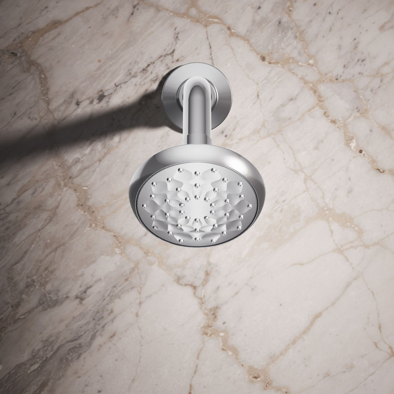 Awaken Single-Function Full Fixed Shower Head, 1.75 GPM, Polished Chrome