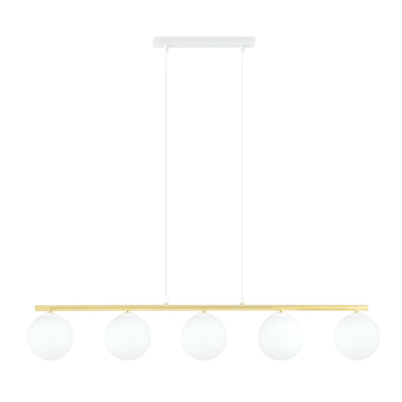 Algean 5 - Light Kitchen Island Pendant, White