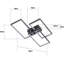 Bergevin LED Semi Flush Mount-953142356