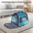 Automatic Folding Double Decker Pet Trolley