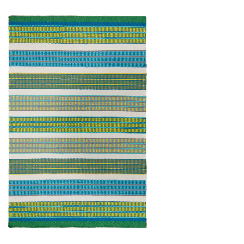Mahakam Cobalt Outdoor Rug, Rectangle 3'11" x 5'11"