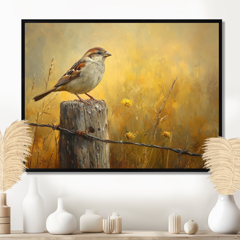Ilsetraud - Animals Large Wall Art, H 34 po x l 44 po, Noir, noir, noir, noir, Cadre flottant