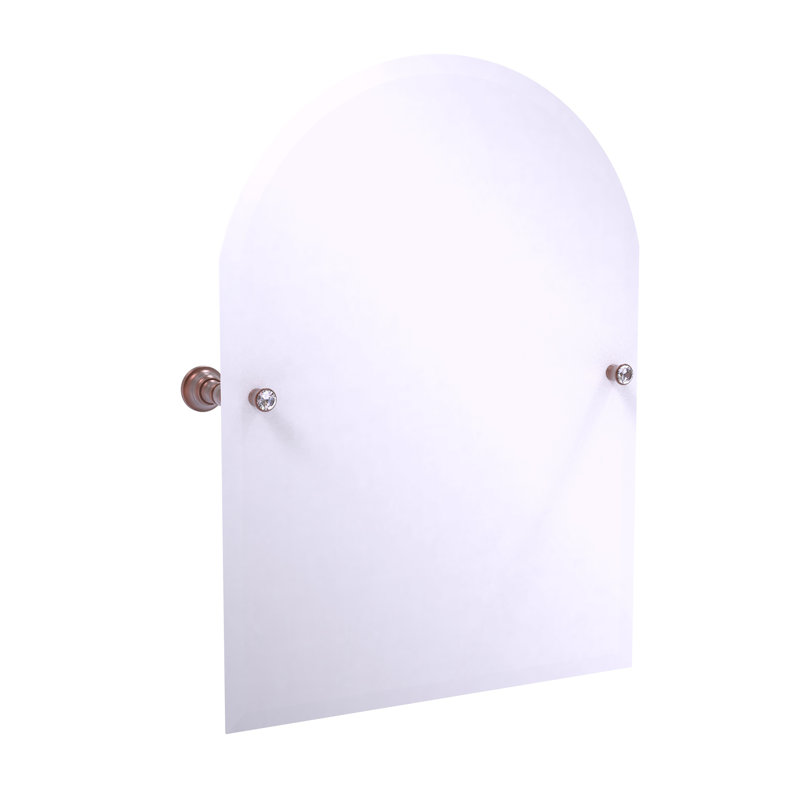 Miroir de meuble-lavabo biseauté sans cadre Gavin, Cuivre antique