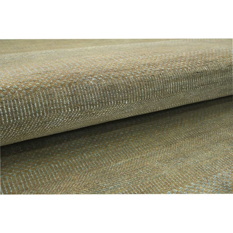 One-of-a-Kind Rectangle 12' X 15' Hand Knotted Area Rug