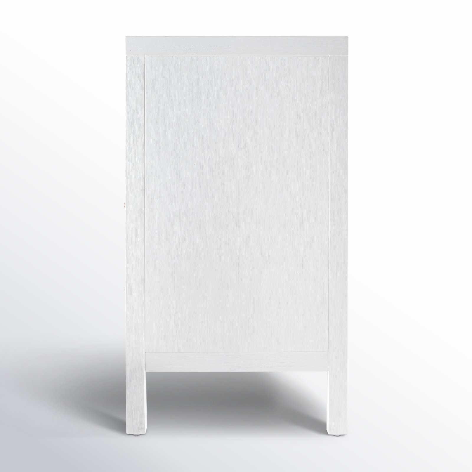Celine 60" Acacia Double Dresser, Textured White