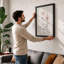 Pink Stem Study Botanical - Framed Print-311389712-311389709
