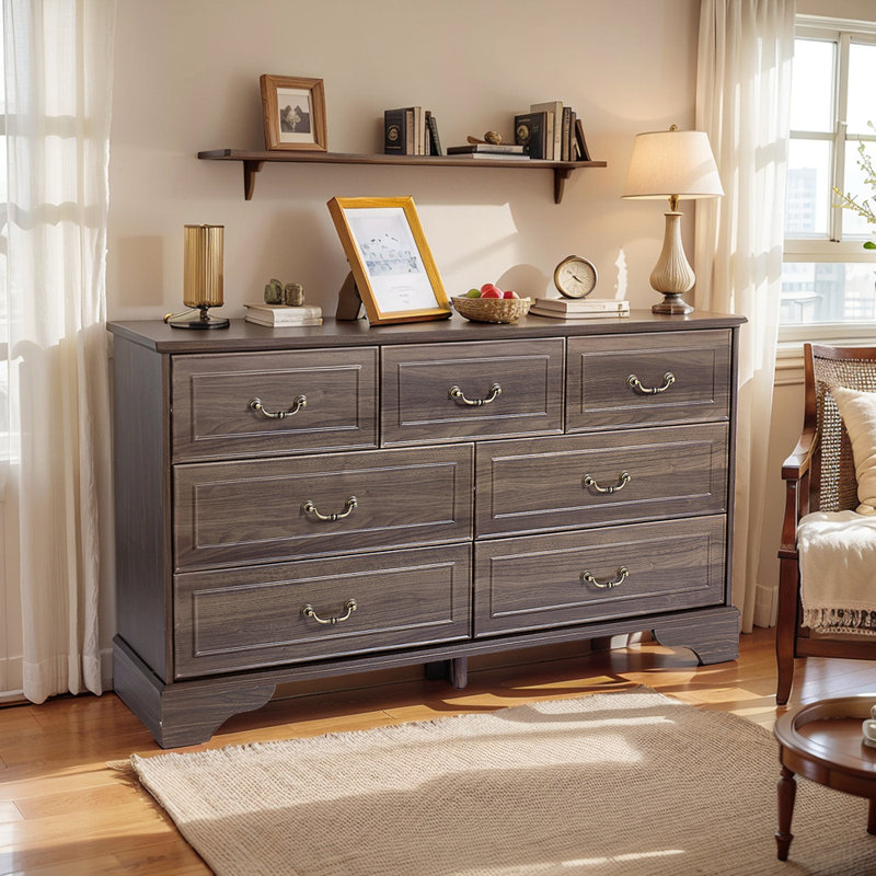 53.94 " W 7 - Drawer Dresser