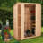 Outdoor Wooden Storage Shed Waterproof Garden Tool Shed with Lock 4.83 ft x 6.5 ft