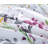 Yellow/Lilac/Green Floral Fabric Duvet Cover Set-1273250383