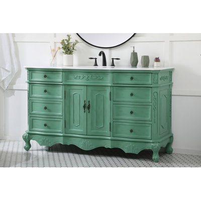 Lunette Single Bathroom Vanity with Top