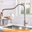 Robinet de cuisine sans contact, mains libres, noir-126278750