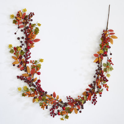 72" Artificial Fall Berry Garland