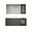 Wall Mounted Single Double Combined Vanity Unit Bathroom Vanity With Ceramic Top-1353500425