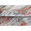 Hand Knotted Abstract Area Rug in Gray/Black/Red-1819373538