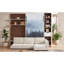 Lits gain d'espace avec rangement, lit escamotable moderne en bois MDF pour la maison-376415771
